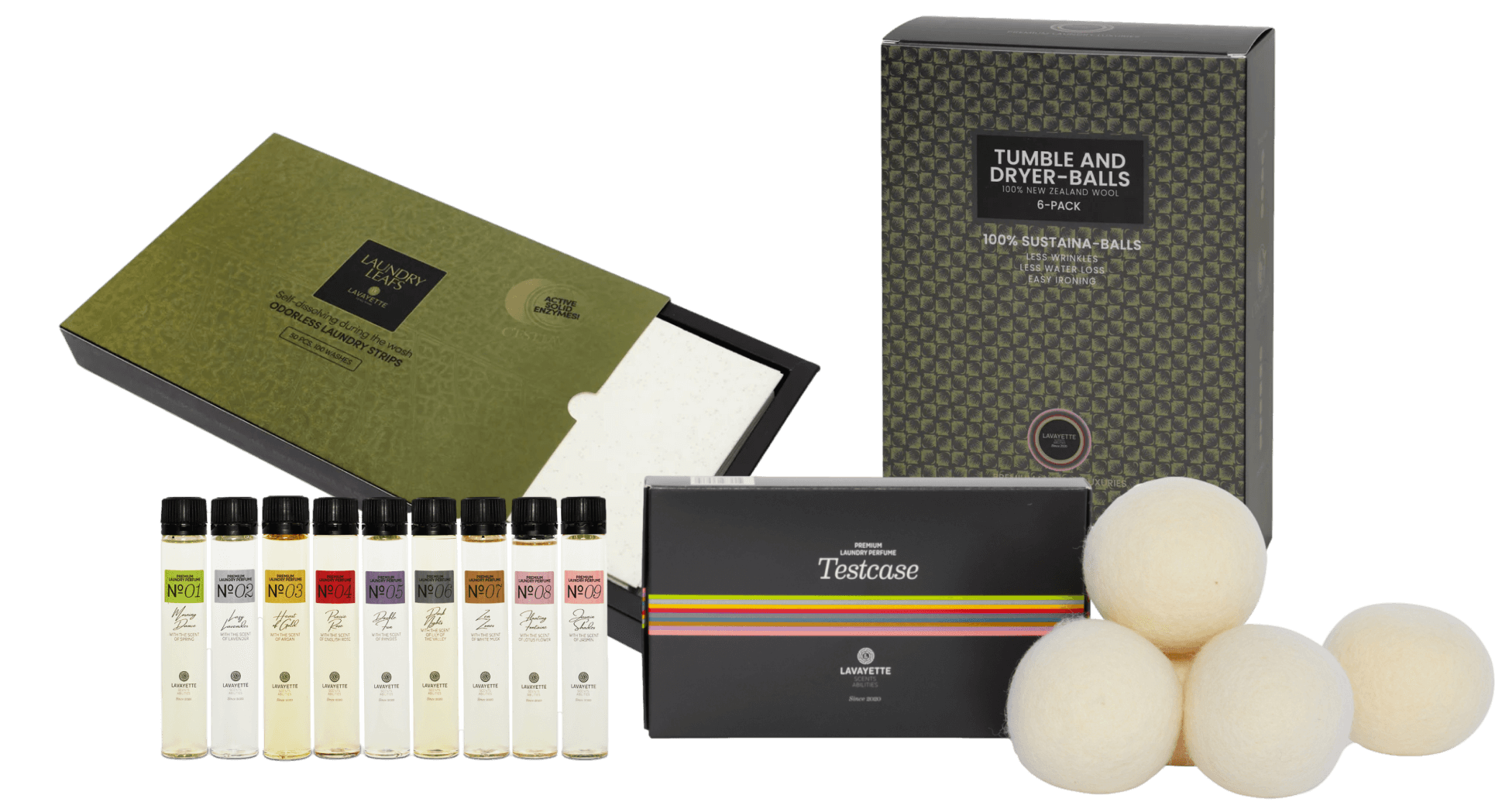 Pachet de probă + benzi de ceară + bile de uscare